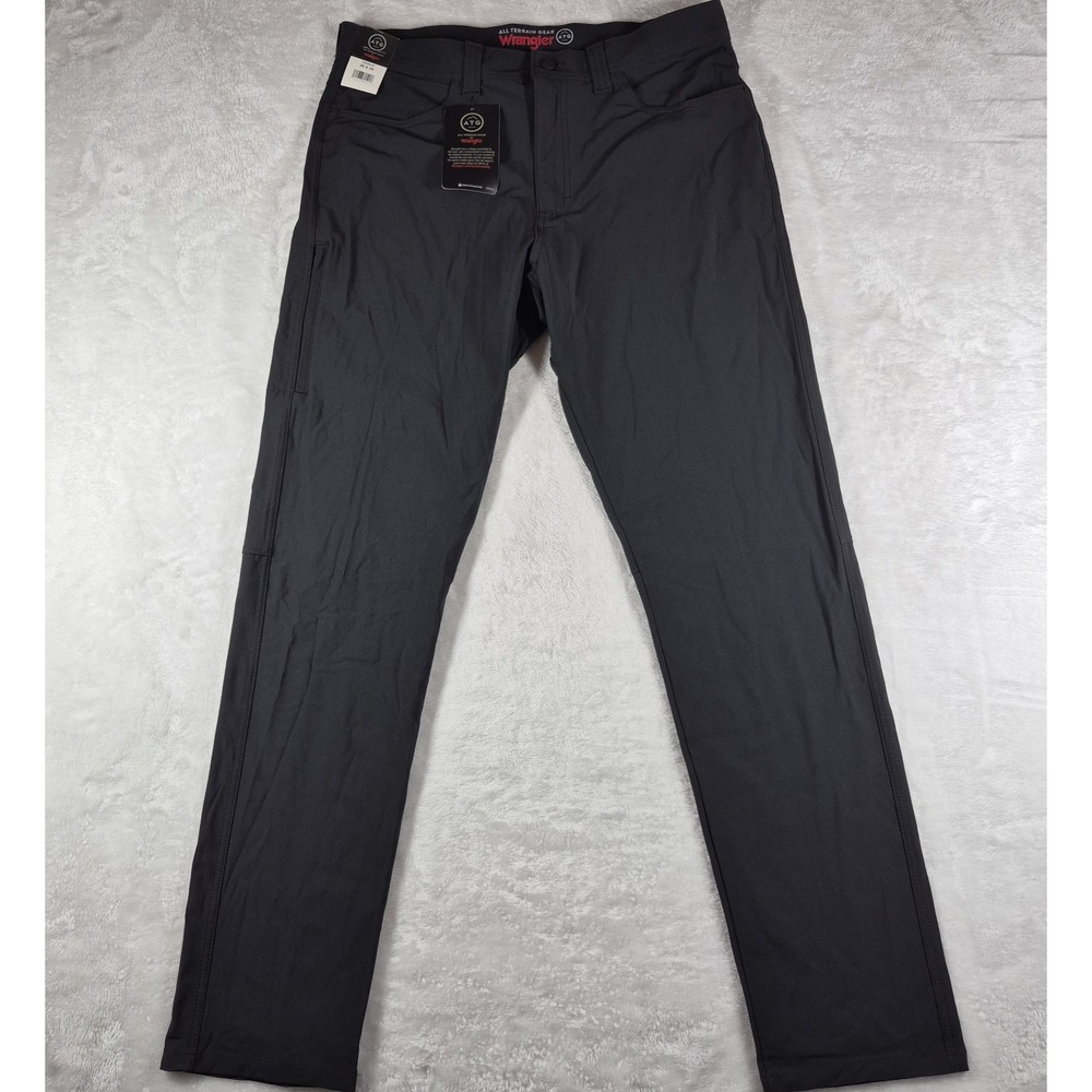 Wrangler ATG Pants Men's 36x34 Black Hiking Workwear Outdoors Hunting Casual NWT